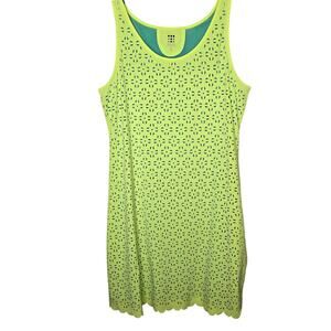 Title Nine Nimblene Illusion Eyelet Stretch Athletic Dress Size Small